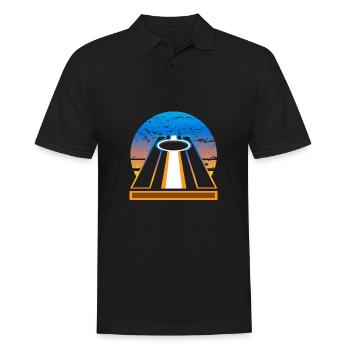 Cadeau amusant de joueur de cornhole - Polo Homme - noir - Devant - Kai (181cm)