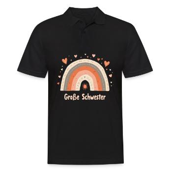 Grande Soeur Arc-en-ciel Boho - Polo Homme - noir - Devant - Kai (181cm)