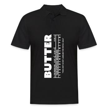 Butter Stick Drôle Halloween Costume Food Gift - Polo Homme - noir - Devant - Kai (181cm)