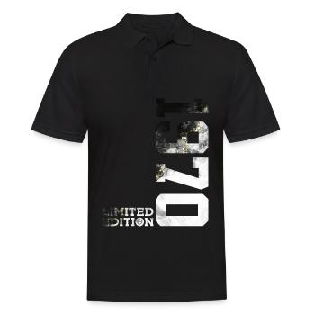 56TH BIRTHDAY LIMITED EDITION 1970 - Men's Polo Shirt - black - Front - Kai (181cm)