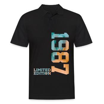 39E ANNIVERSAIRE ÉDITION LIMITÉE 1987 - Polo Homme - noir - Devant - Kai (181cm)