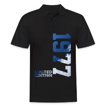 ÉDITION LIMITÉE 49E ANNIVERSAIRE 1977 - Polo Homme - noir - Devant - Kai (181cm)