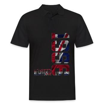 ÉDITION LIMITÉE ANGLETERRE 60E ANNIVERSAIRE 1966 UK - Polo Homme - noir - Devant - Kai (181cm)
