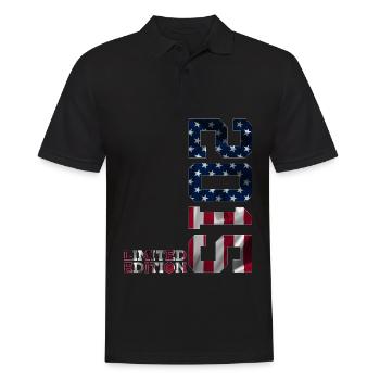 ÉDITION LIMITÉE 2015 USA 11E ANNIVERSAIRE - Polo Homme - noir - Devant - Kai (181cm)