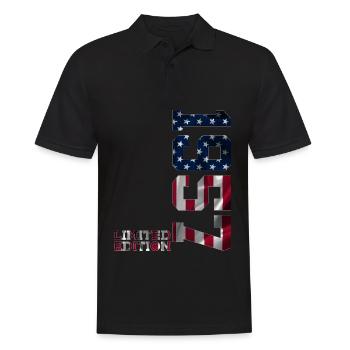 LIMITED EDITION 1957 USA 69TH BIRTHDAY - Men's Polo Shirt - black - Front - Kai (181cm)