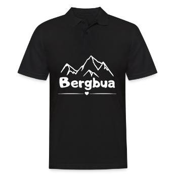 Bergbua - Männer Poloshirt - Schwarz - Vorne - Kai (181cm)