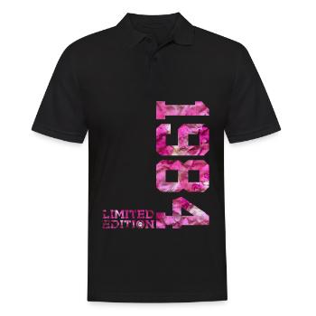 ÉDITION LIMITÉE 1984 PINK 42E ANNIVERSAIRE - Polo Homme - noir - Devant - Kai (181cm)