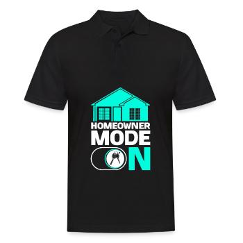 Nouveau propriétaire Propriétaire d’une maison Propriétaire d’une maison - Polo Homme - noir - Devant - Kai (181cm)
