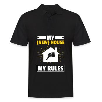 Nouveau propriétaire Propriétaire d’une maison Propriétaire d’une maison - Polo Homme - noir - Devant - Kai (181cm)
