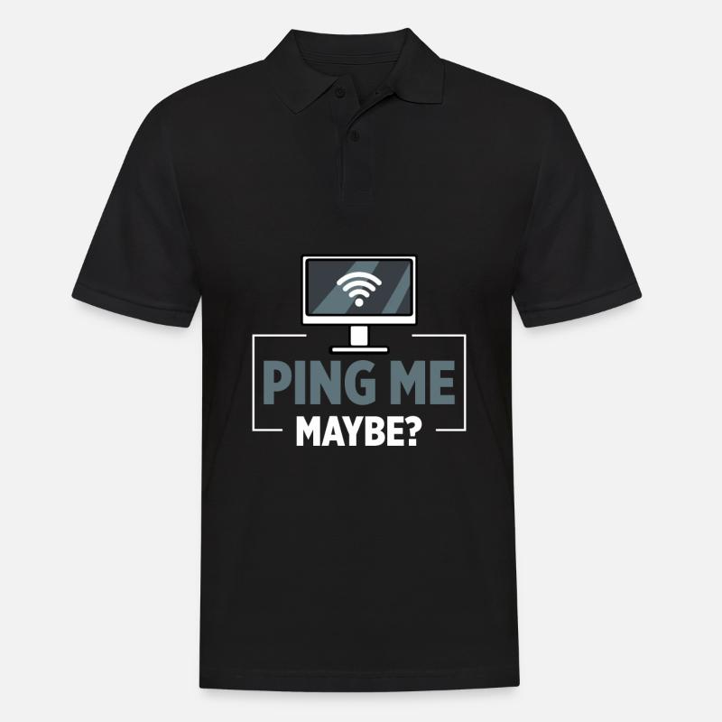 Netzwerkadministrator Systemadministrator Netzwerk - Männer Poloshirt - Schwarz