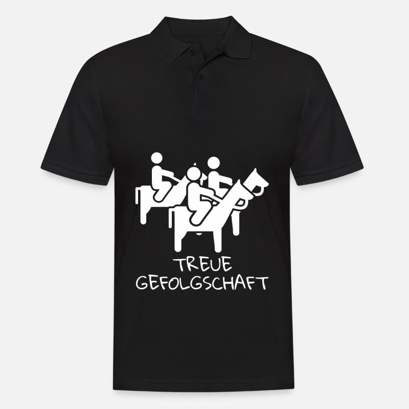 Junggesellenabschied Reiter Reiten Pferd Geschenk - Männer Poloshirt - Schwarz