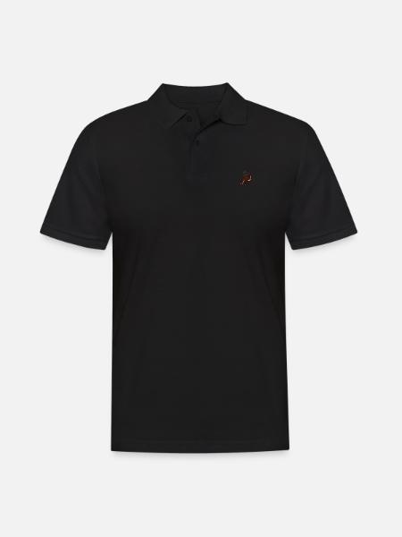 Drache Horoskop Sternzeichen Tierkreiszeichen 2024 - Männer Poloshirt - Schwarz