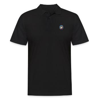 Hund Shiba Inu Fantasy Zauberer Pen n Paper Spiel - Männer Poloshirt - Schwarz - Vorne - Kai (181cm)