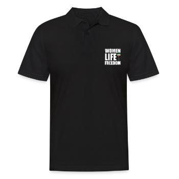 Women life freedom - Polo Homme - noir - Devant - Kai (181cm)