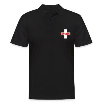 Hopp schwiiz - Polo Homme - noir - Devant - Kai (181cm)