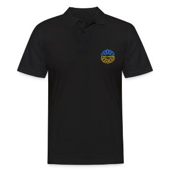Slava ukraini - Polo Homme - noir - Devant - Kai (181cm)
