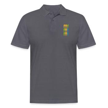 natation maillot de bain lac - Polo Homme - charbon - Devant - Nico (186cm)