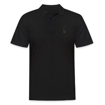 I turn coffee into code Programmierer Entwickler - Männer Poloshirt - Schwarz - Vorne - Kai (181cm)