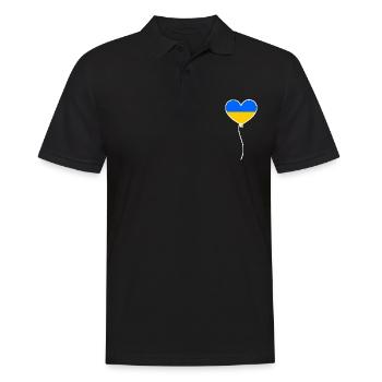 Ukraine - Polo Homme - noir - Devant - Kai (181cm)
