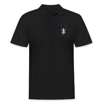 Swing Girl - Men's Polo Shirt - black - Front - Kai (181cm)