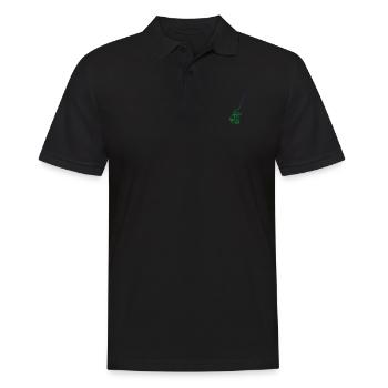 Guitariste Femmes Guitare Electrique - Polo Homme - noir - Devant - Kai (181cm)