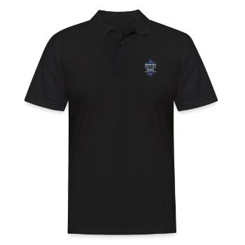 Sprüche Fiona - Männer Poloshirt - Schwarz - Vorne - Kai (181cm)