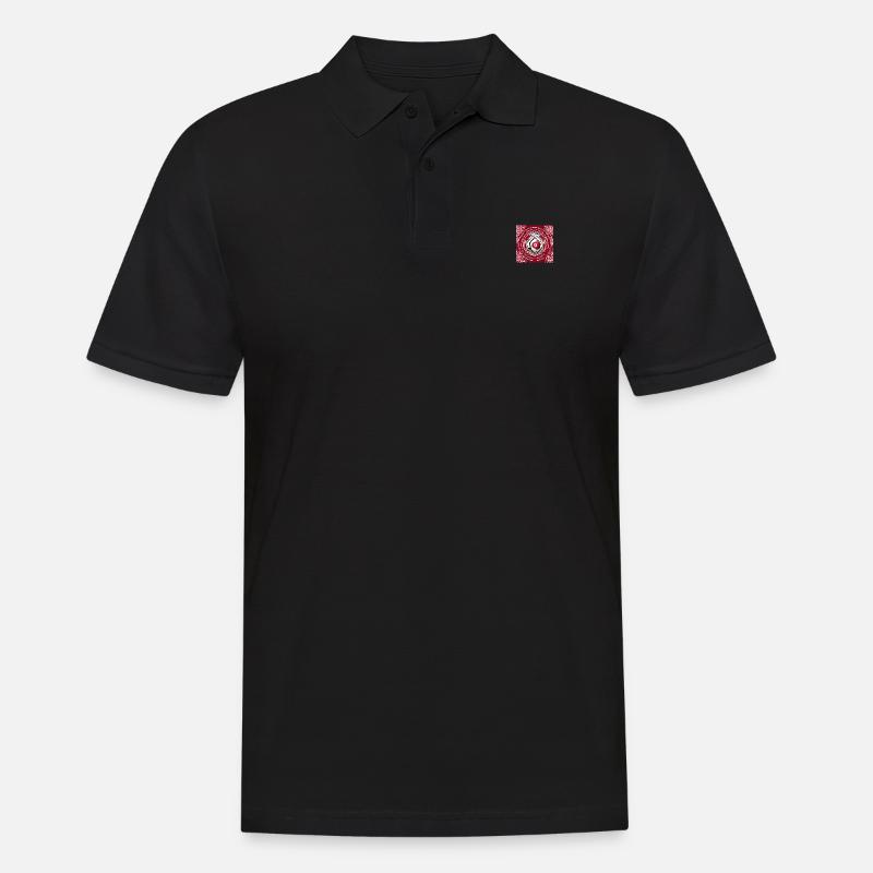 Die stolzen Adler - Männer Poloshirt - Schwarz