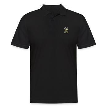 Bourbon is a Vegetable Whiskey Bourbon Drinking - Männer Poloshirt - Schwarz - Vorne - Kai (181cm)