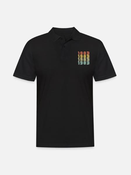 1983 Vintage Retro Cadeau D'anniversaire 1983 - Polo Homme - noir