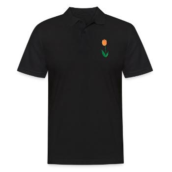 Tulipe - Polo Homme - noir - Devant - Kai (181cm)