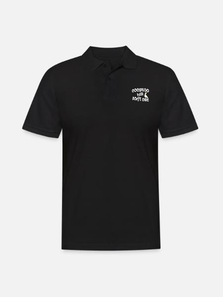 COCKATOO HAIR DON'T CARE - Men's Polo Shirt - black