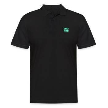 2012 - Männer Poloshirt - Schwarz - Vorne - Kai (181cm)