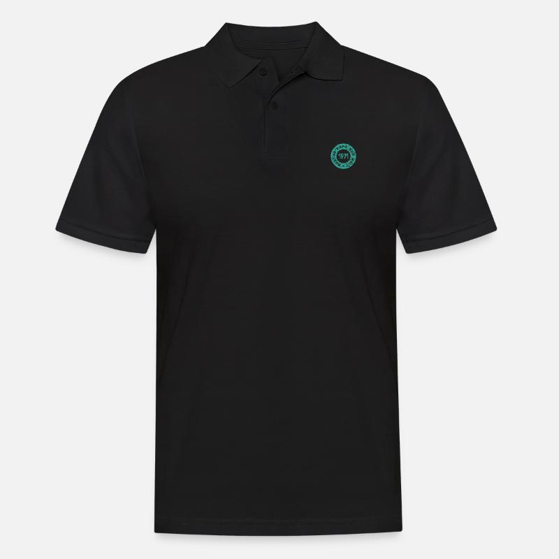 1971 - Männer Poloshirt - Schwarz