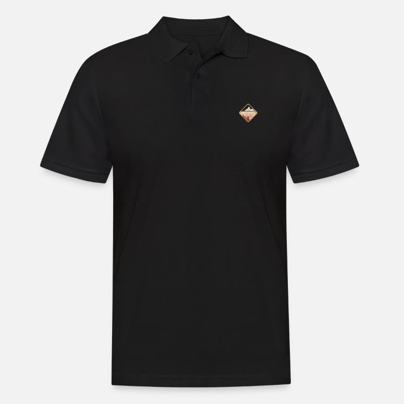 Zirbitzkogel - Männer Poloshirt - Schwarz
