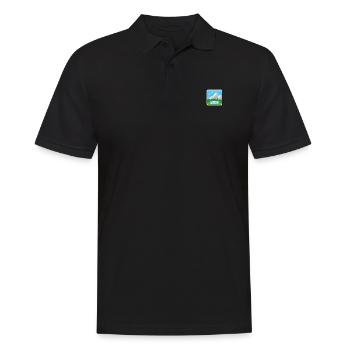 Bergsport Lawu - Männer Poloshirt - Schwarz - Vorne - Kai (181cm)