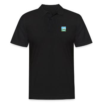 Raung as a mountain sport - Men's Polo Shirt - black - Front - Kai (181cm)