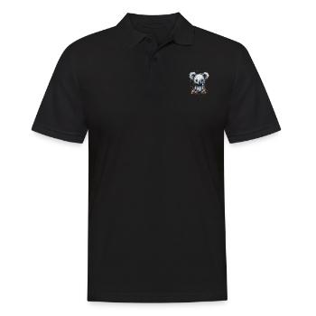 Süsser Trauriger Koala - Männer Poloshirt - Schwarz - Vorne - Kai (181cm)