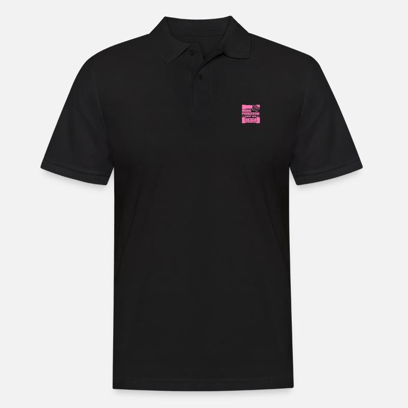 Mädchenname Heida - Männer Poloshirt - Schwarz
