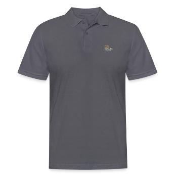 Bowling Cone Spareball Pins Ball Strike - Men's Polo Shirt - charcoal grey - Front - Nico (186cm)