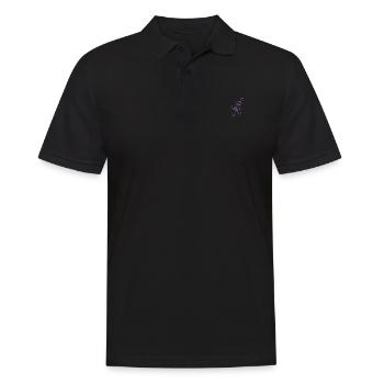 Name Aiden - Männer Poloshirt - Schwarz - Vorne - Kai (181cm)