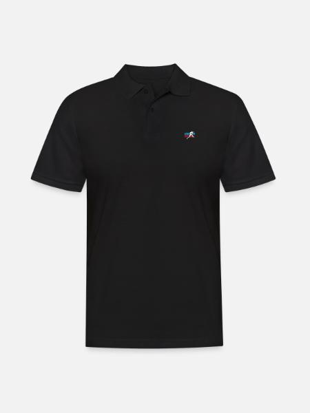 AMERICAN FOOTBALL - Men's Polo Shirt - black