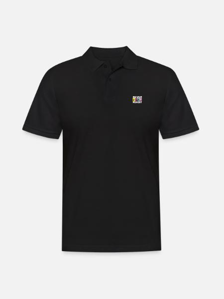 Kassette Diskette VHS Retro Kindheitserinnerung - Männer Poloshirt - Schwarz