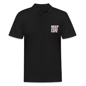 Cool sayings - Men's Polo Shirt - black - Front - Kai (181cm)