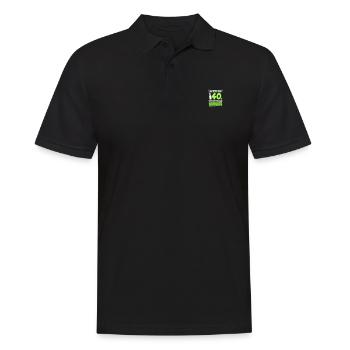 40 Geburtstag Besoffen Alkohol Jahre - Männer Poloshirt - Schwarz - Vorne - Kai (181cm)