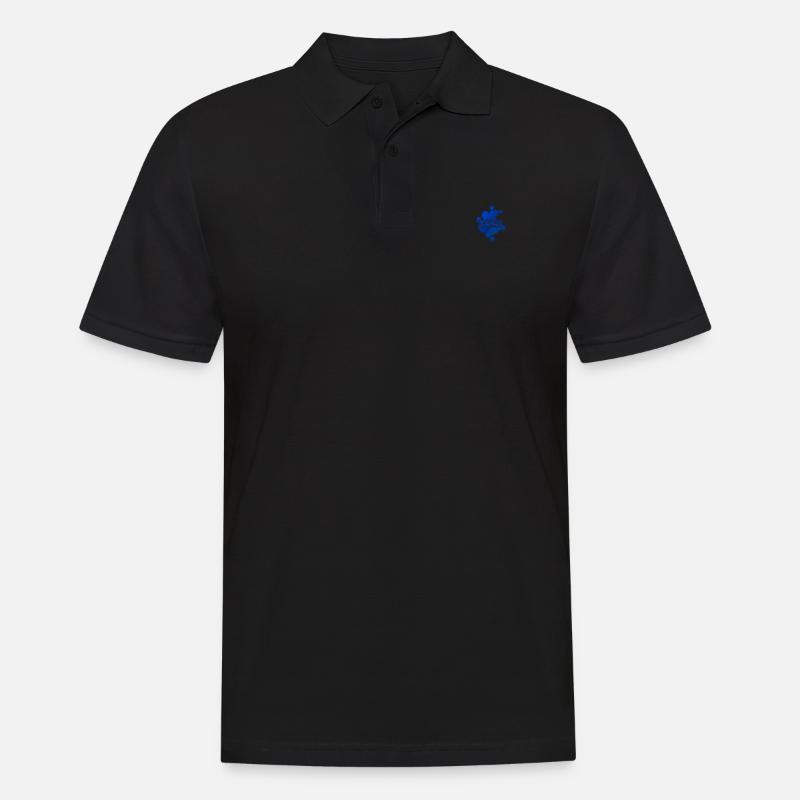 Vorname Basil - Männer Poloshirt - Schwarz