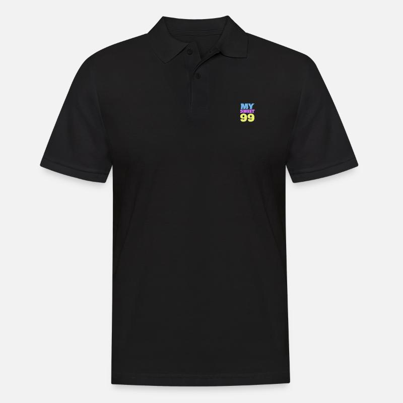 Alter 99 - Männer Poloshirt - Schwarz