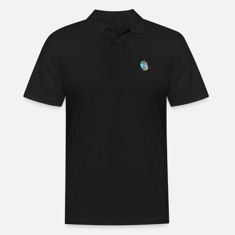Jarel als Guitar - Männer Poloshirt - Schwarz
