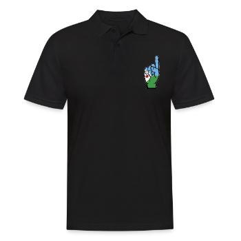 Drapeau de Djibouti numéro 1 - Polo Homme - noir - Devant - Kai (181cm)