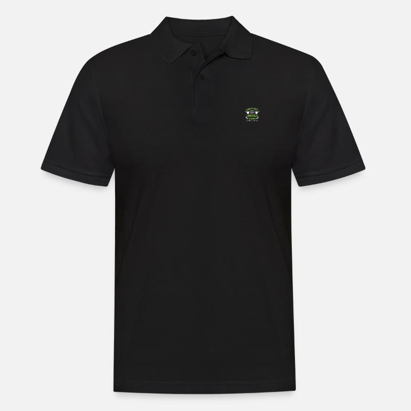 Retro Gärtner Garten Gärtner Hobbygärtner - Männer Poloshirt - Schwarz