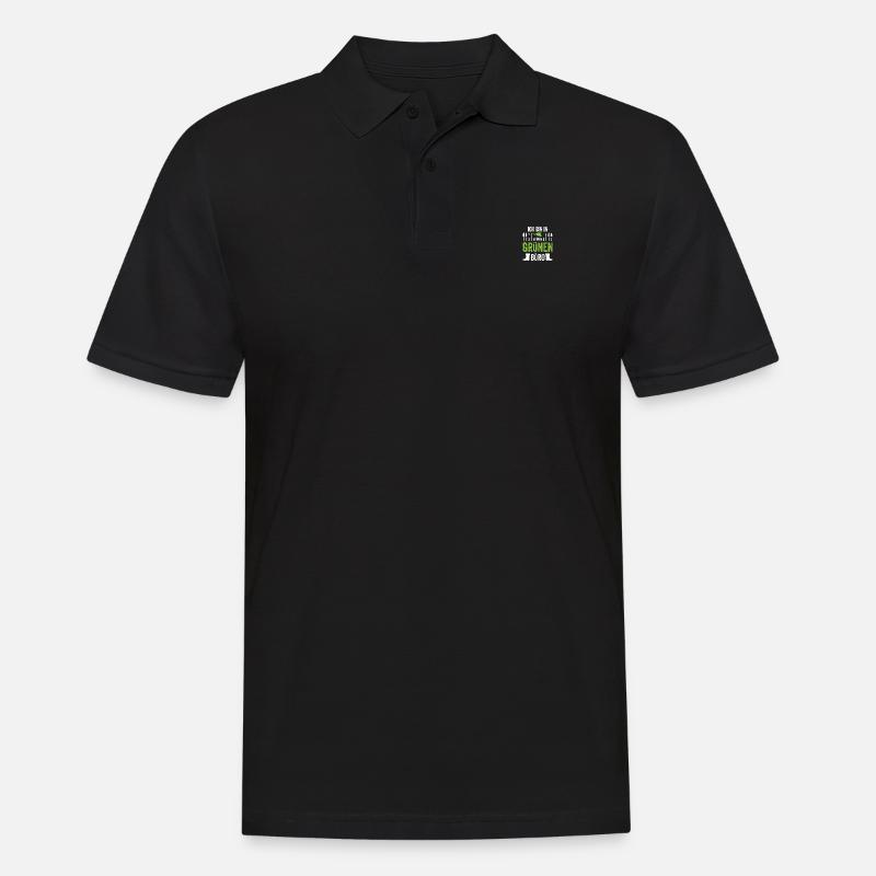 Retro Gärtner Garten Gärtner Hobbygärtner - Männer Poloshirt - Schwarz